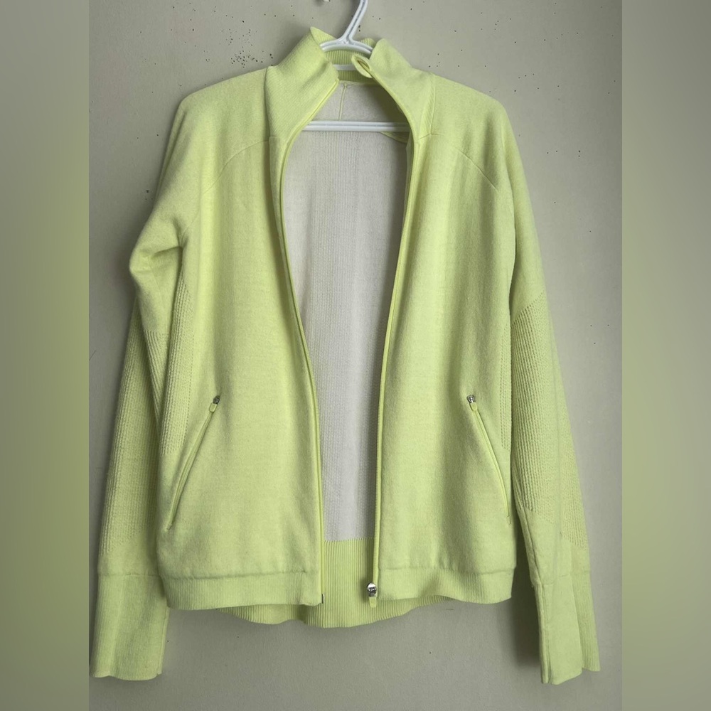 lululemon athletica Soft Neon Yellow  Sweater - Picture 2 of 7